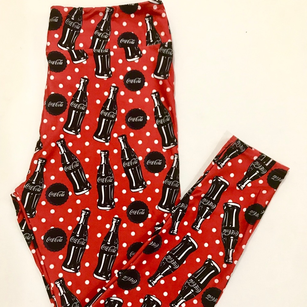 Vintage coke bottle leggings - size OS or TC or TC2